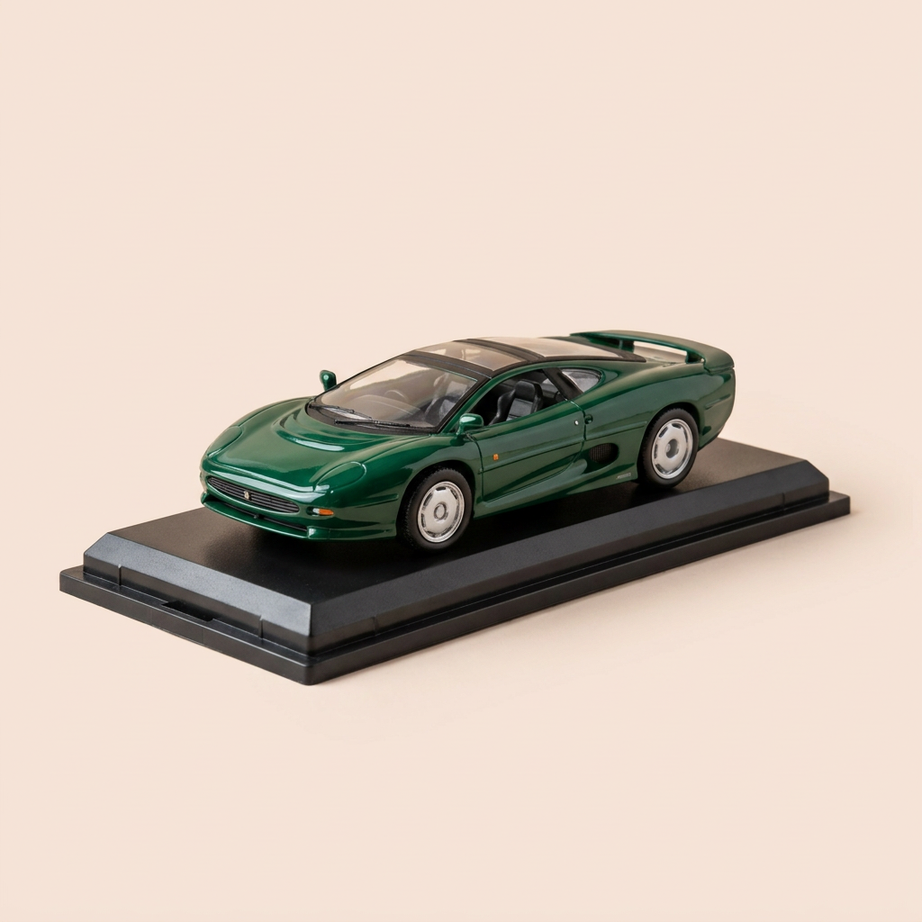 Jaguar XJ220 verte - Del Prado