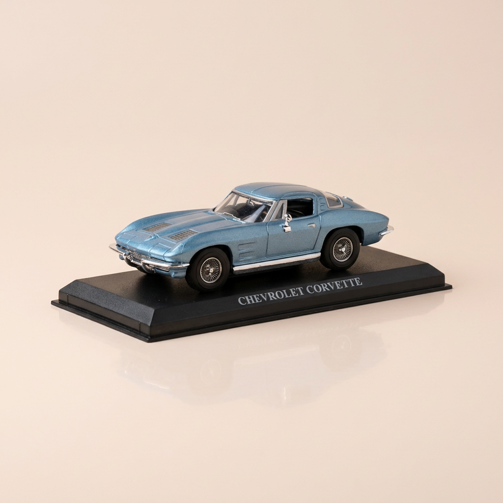 Chevrolet Corvette bleue - Del Prado