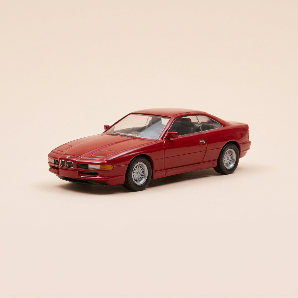 BMW 850i rouge foncée/bordeaux - Del Prado