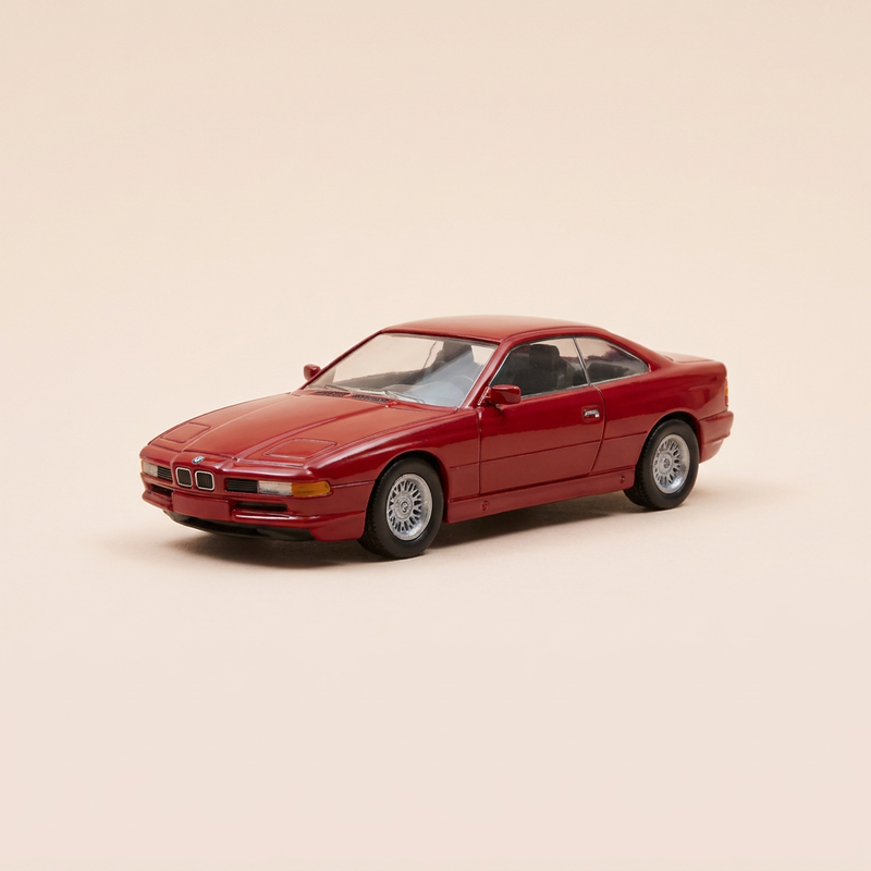 BMW 850i rouge foncée/bordeaux - Del Prado