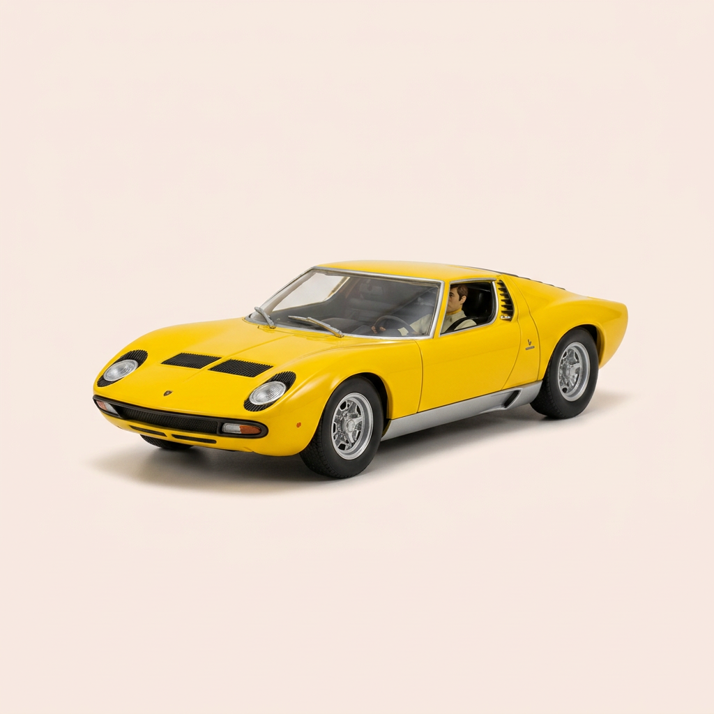 Lamborghini Miura jaune - Del Prado