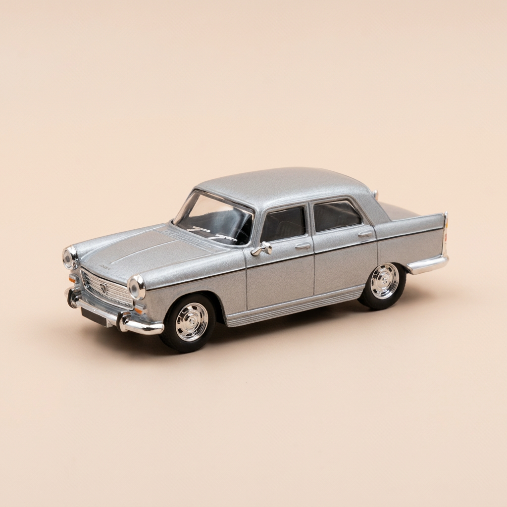 Peugeot 404 grise - Del Prado