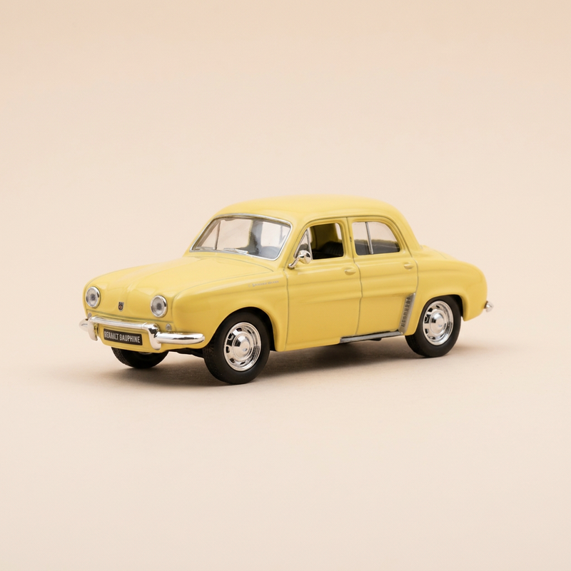 Renault Dauphine jaune pâle - Del Prado
