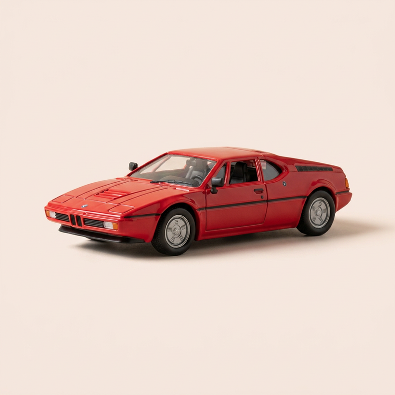 BMW M1 rouge - Del Prado