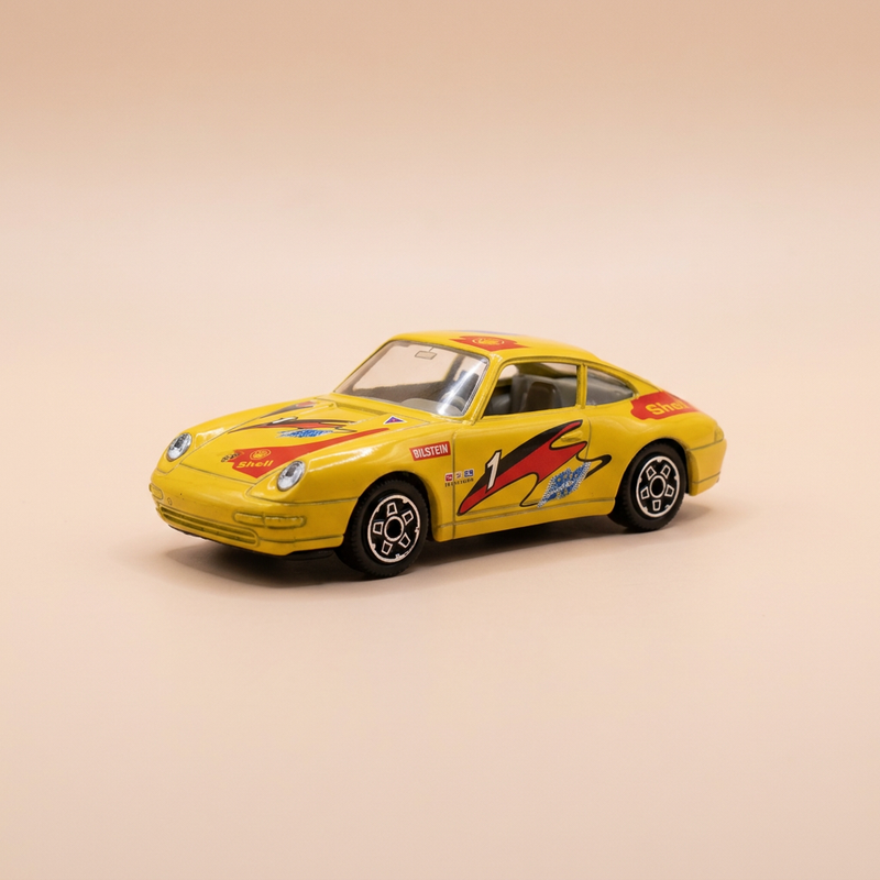 Porche 911 Carrera super cup jaune - BURAGO référence 4153