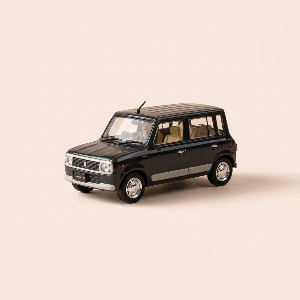 Renault 4 Suzuki Lapin Look de couleur noire (un rétroviseur à coller)
