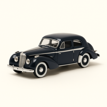 Photo professionnelle de la voiture miniature Hotchkiss 686 Gs Bleue Foncee De 1949 - Image clean haute qualité