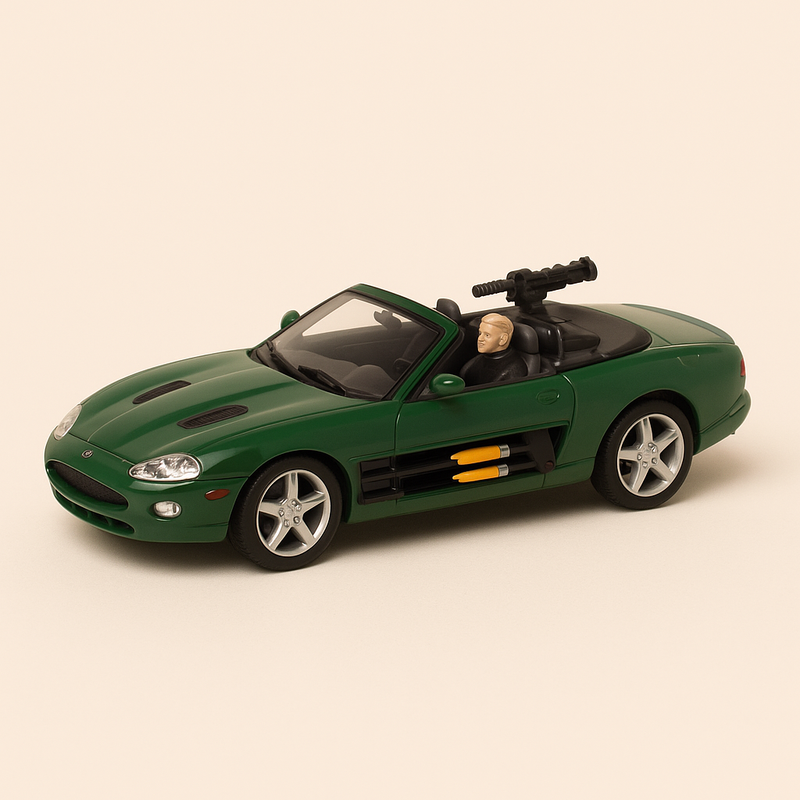 Jaguar XKR Green - James Bond - Meurs An einem anderen Tag