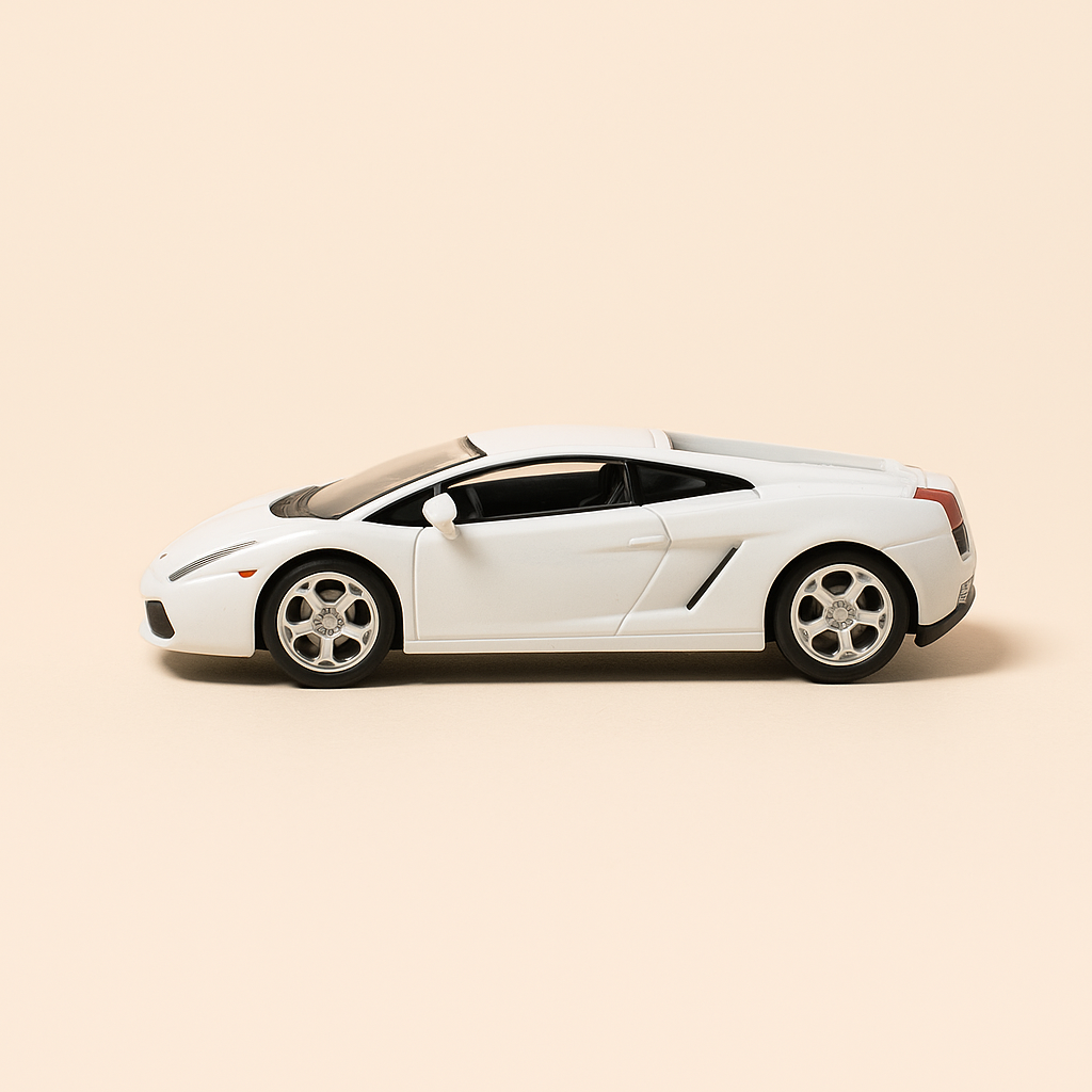 White Lamborghini Gallardo
