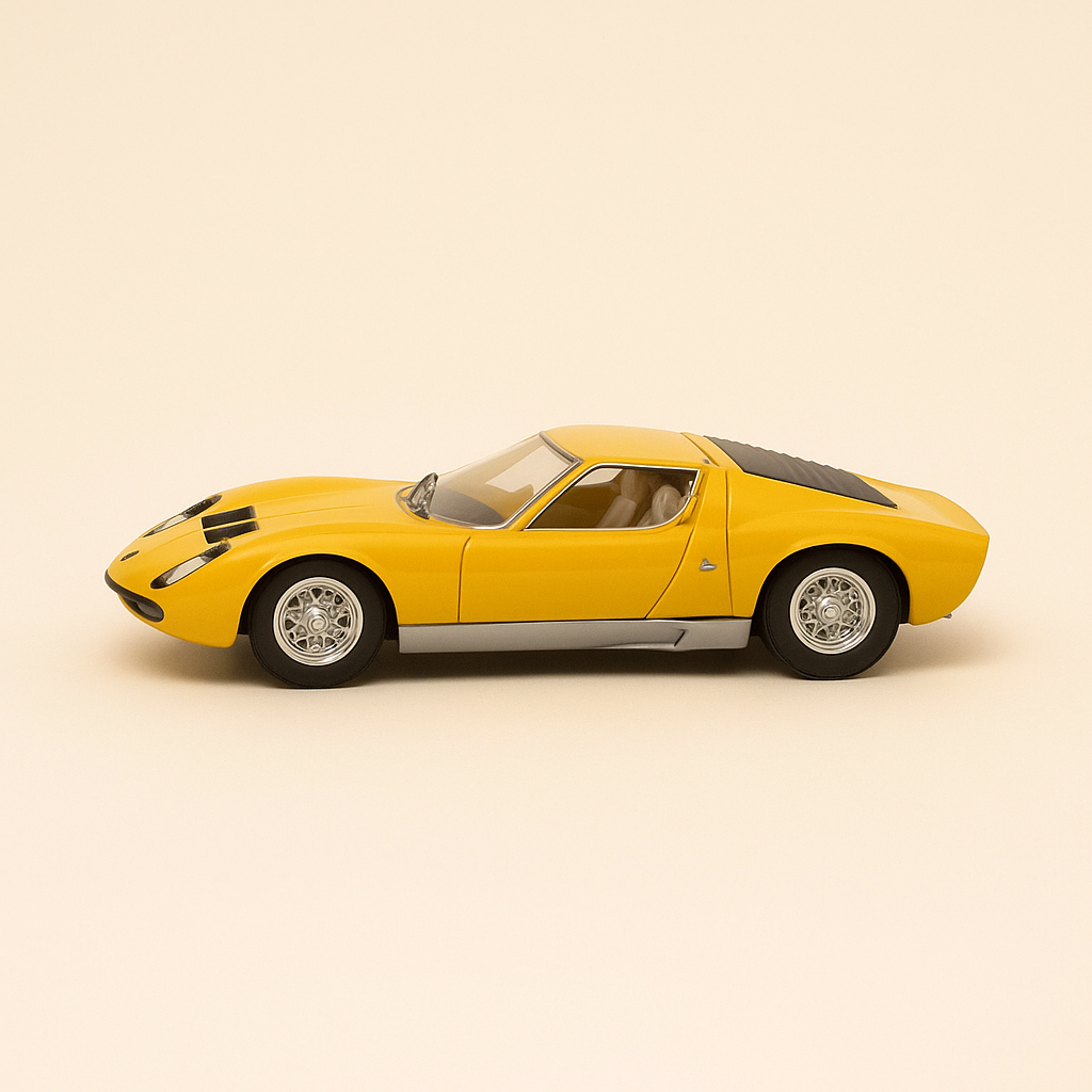 Yellow Lamborghini Miura