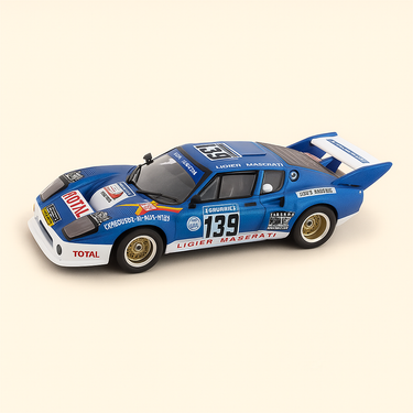 Photo professionnelle de la voiture miniature Ligier Js2 Tour De France Auto 1974 - Image clean haute qualité