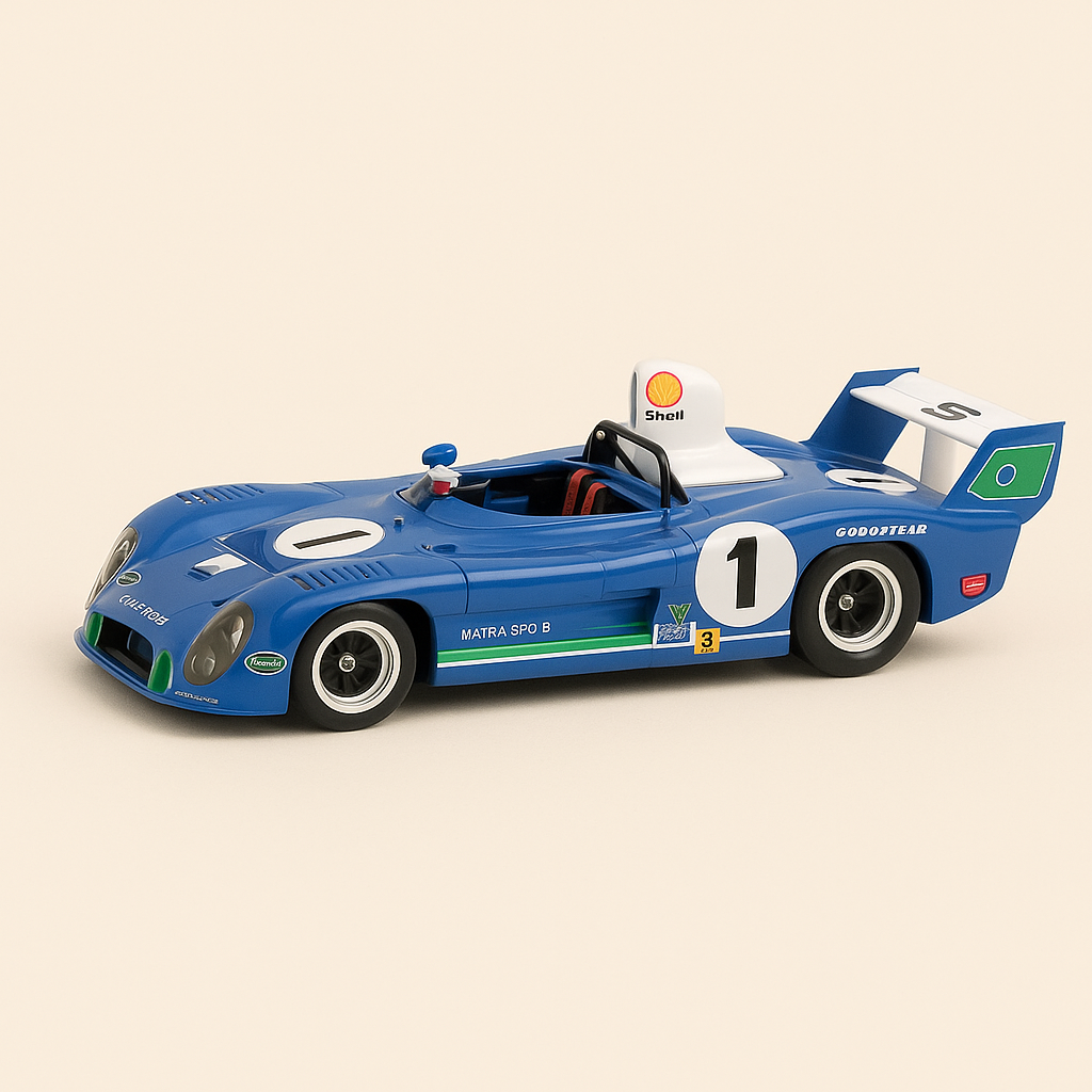 Matra MS670B azul número 7 (24 Horas de Le Mans 1974)