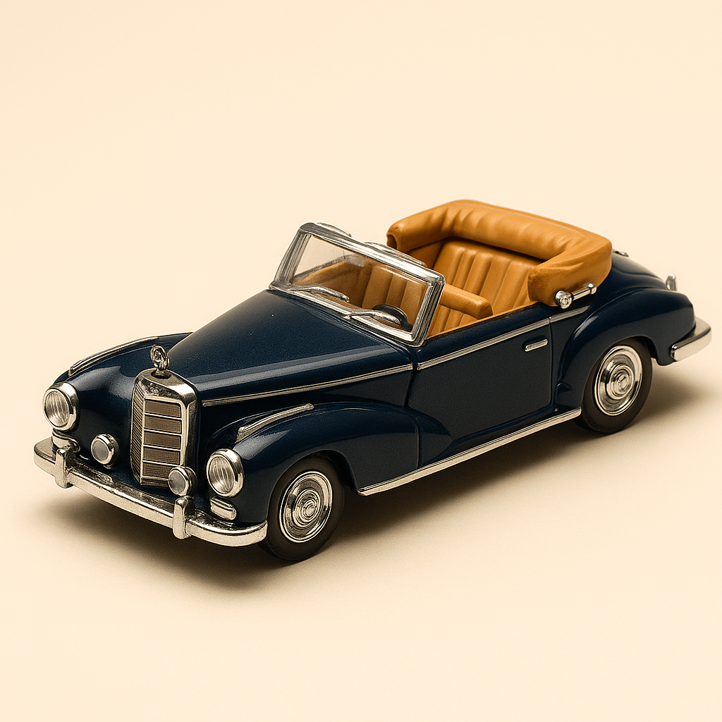 1955 donkelbloe Mercedes 300SL Cabriolet