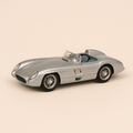 Photo professionnelle de la voiture miniature Mercedes 300 Sl R Roadster Grise De 1955 - Image clean haute qualité