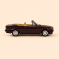 Photo professionnelle de la voiture miniature Mercedes Benz Cabriolet Bordeaux Fonce De 1988 - Image clean haute qualité