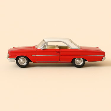 Photo professionnelle de la voiture miniature Mercury Marauder Rouge De 1964 Voiture Americaine - Image clean haute qualité