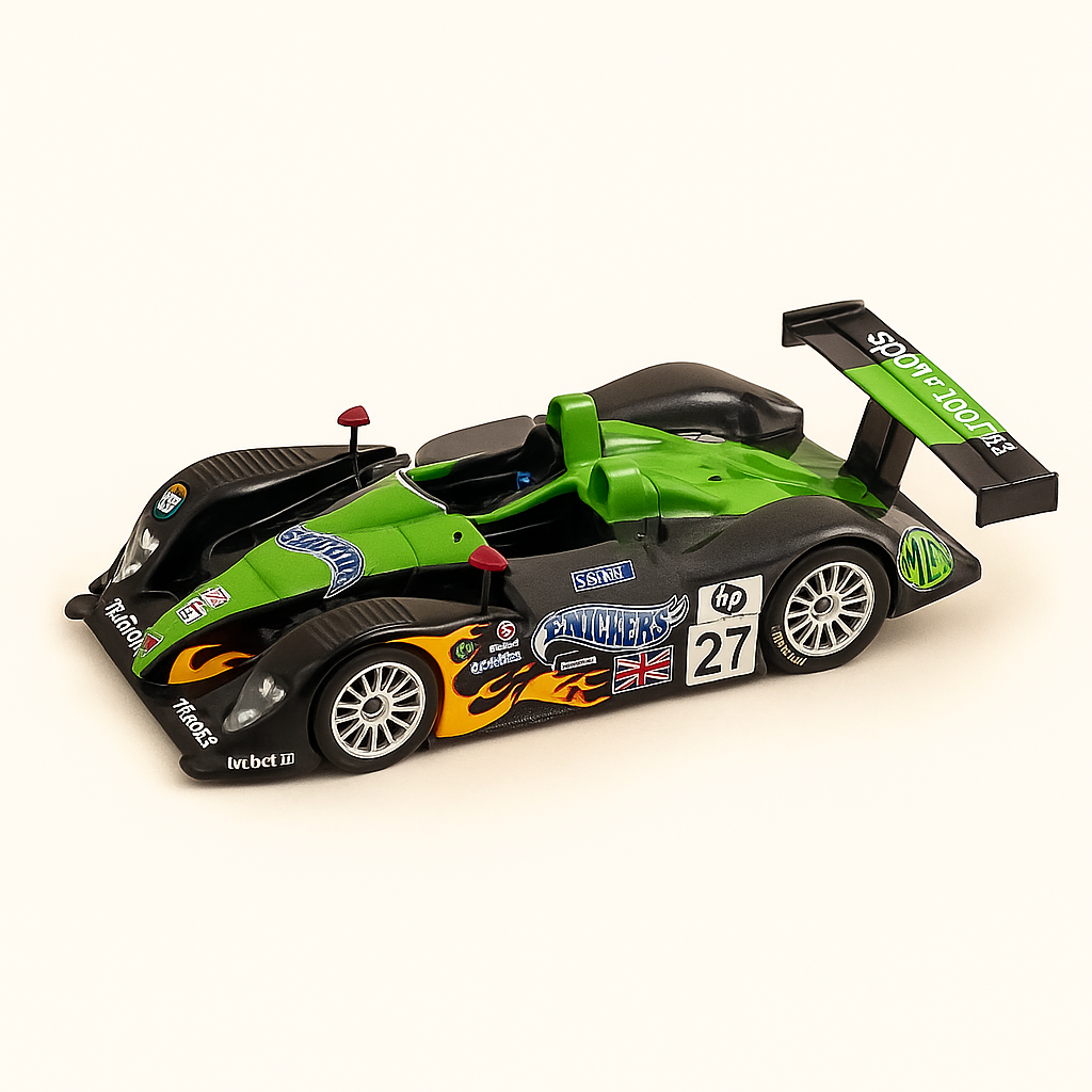 MG Lola EX257 zielono-czarno-szary numer 27 (24-godzinny wyścig Le Mans 2002)