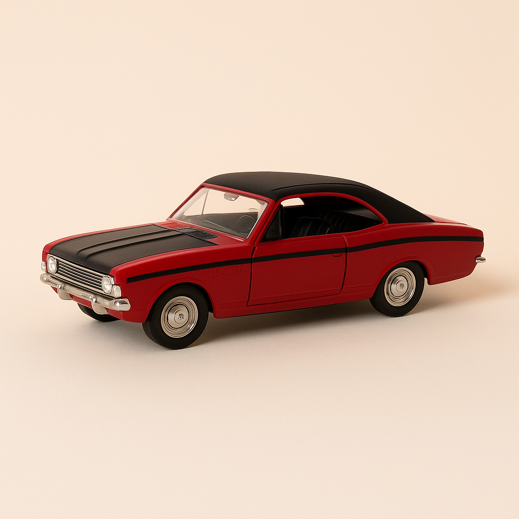 Opel Commodore Rouge verdammt und Dinky-Toys Black Dach (Ausgabe Atlas)