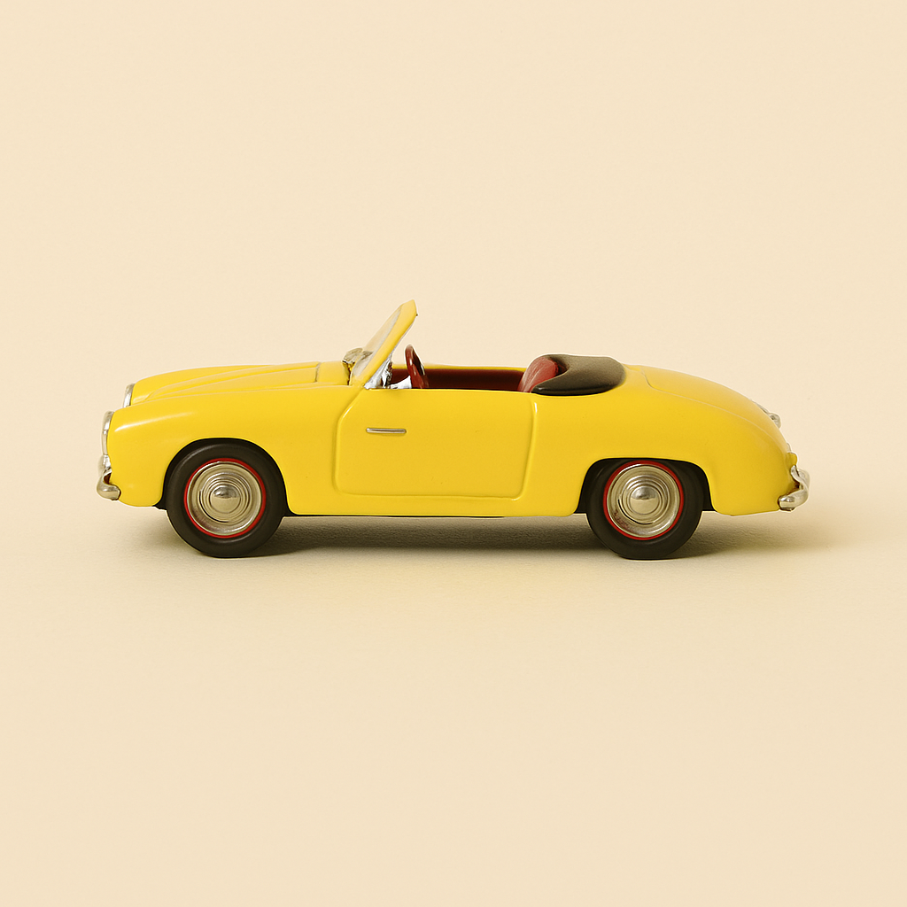 Panhard Dyna Junior jaune de 1954
