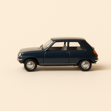 Photo professionnelle de la voiture miniature Peugeot 104 Zs Noire De 1972 Verem - Image clean haute qualité