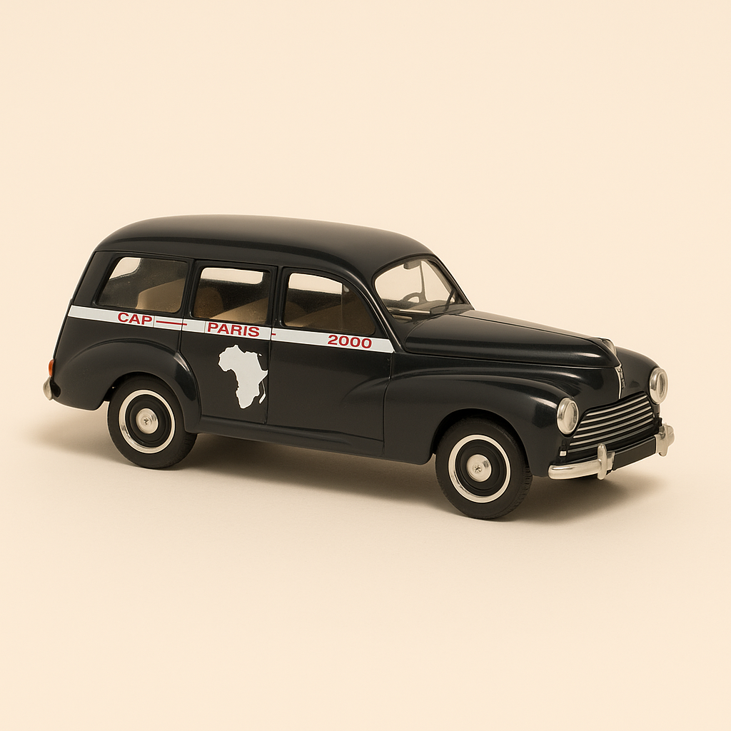 Peugeot 203 donkelblo Raid (Solido Referenz 4565)