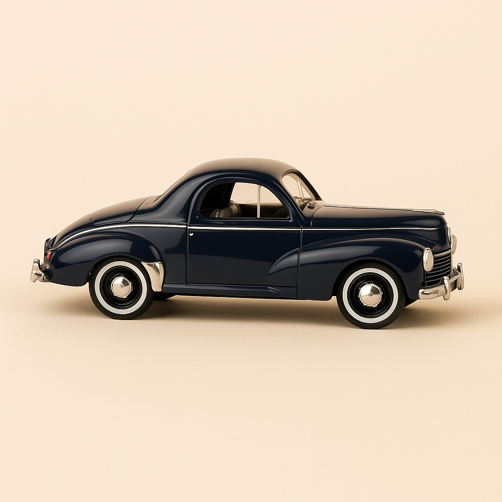 Peugeot 203 donkelblo Coupe (Solido Referenz 45105)