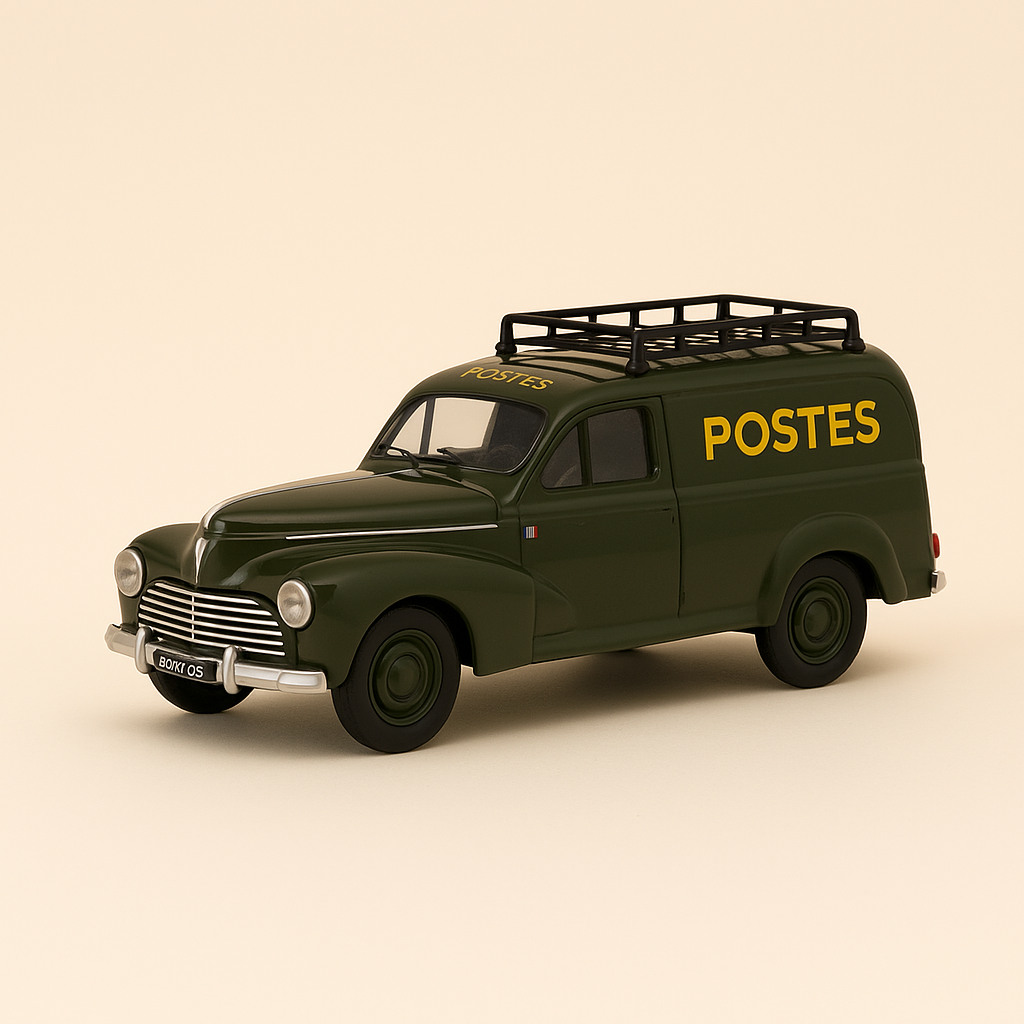 Peugeot 203 donkel gréng Camionetten aus 1950, La Poste - PTT