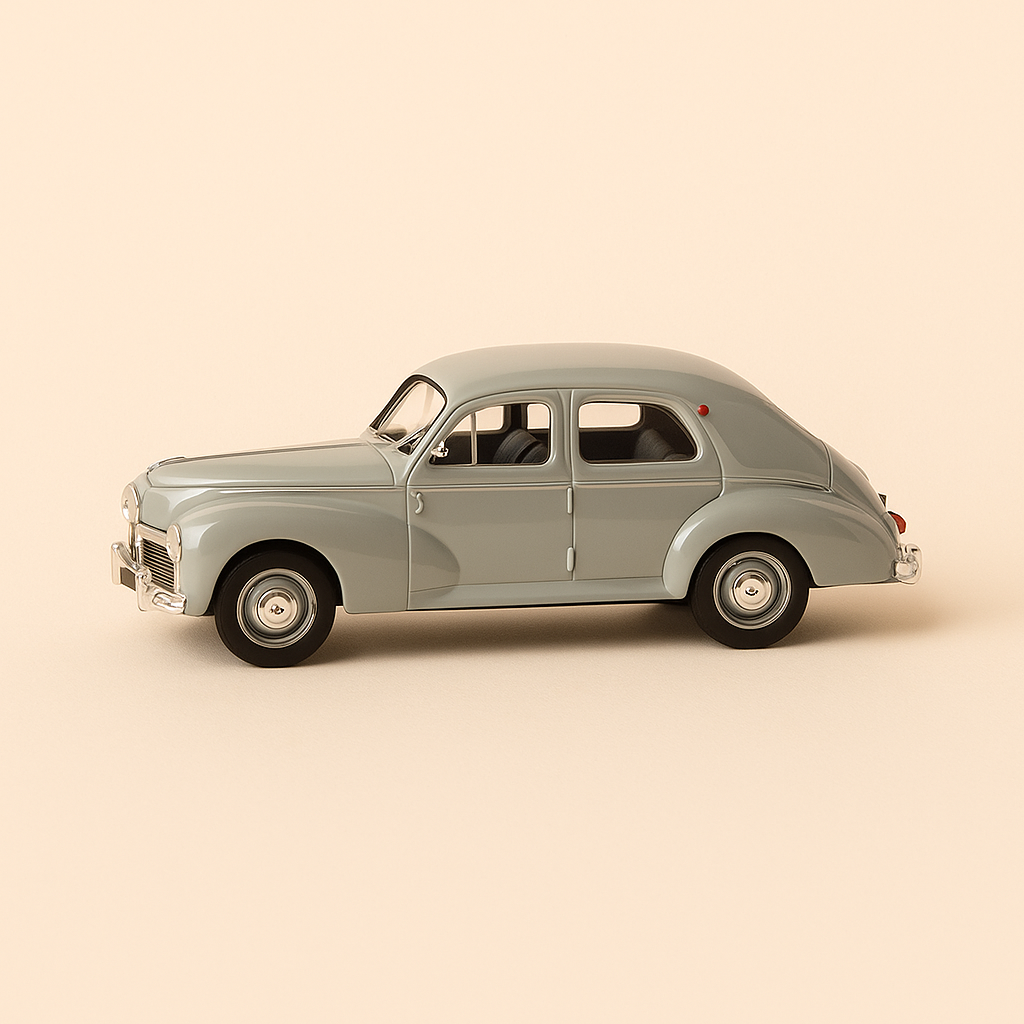 Peugeot 203 grise de 1954 (sous blister)