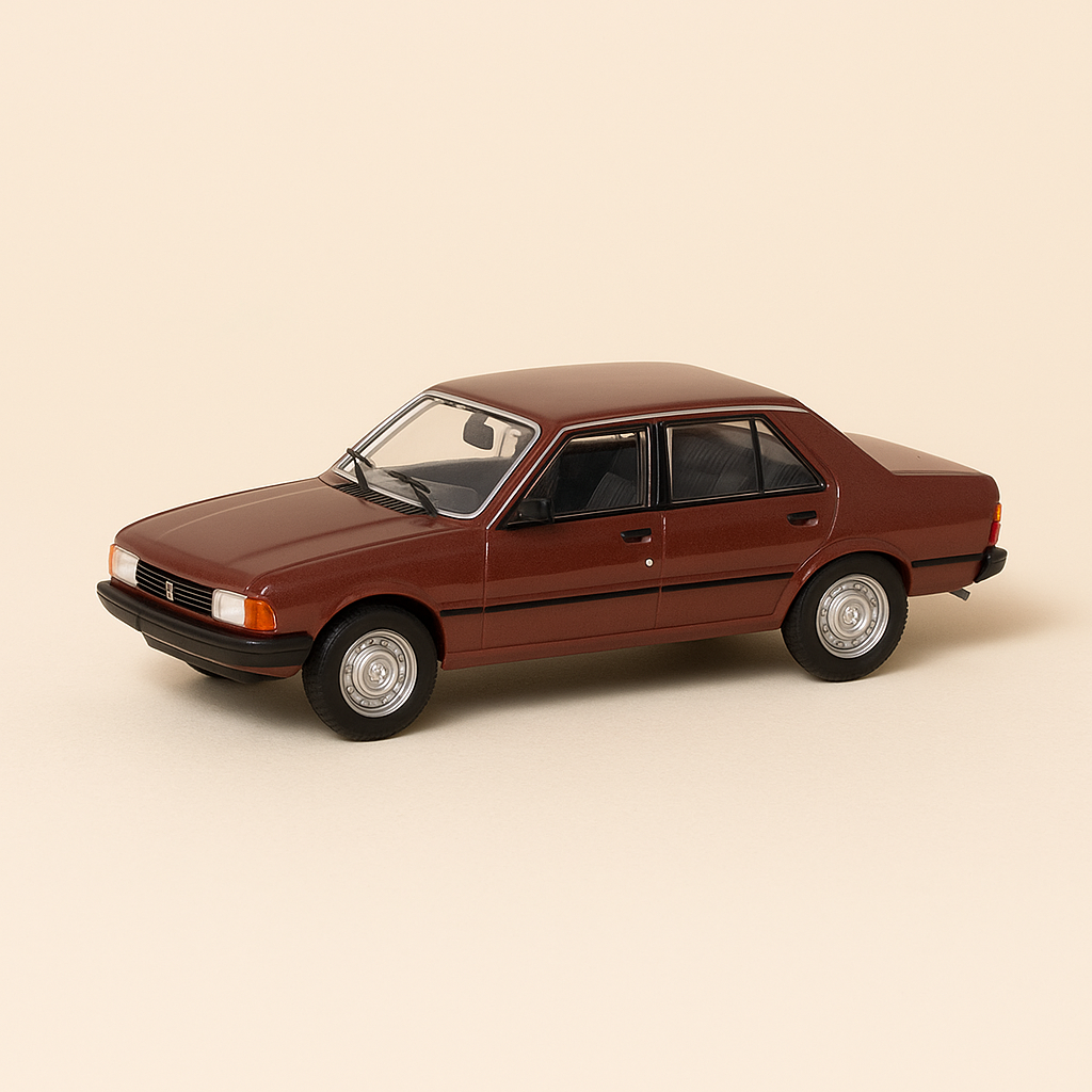Braune Peugeot 305 SR vun 1977