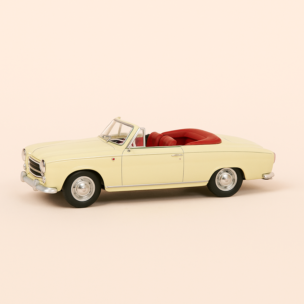 Peugeot 403 Cabrio hellbeige vun 1960 (Blister)