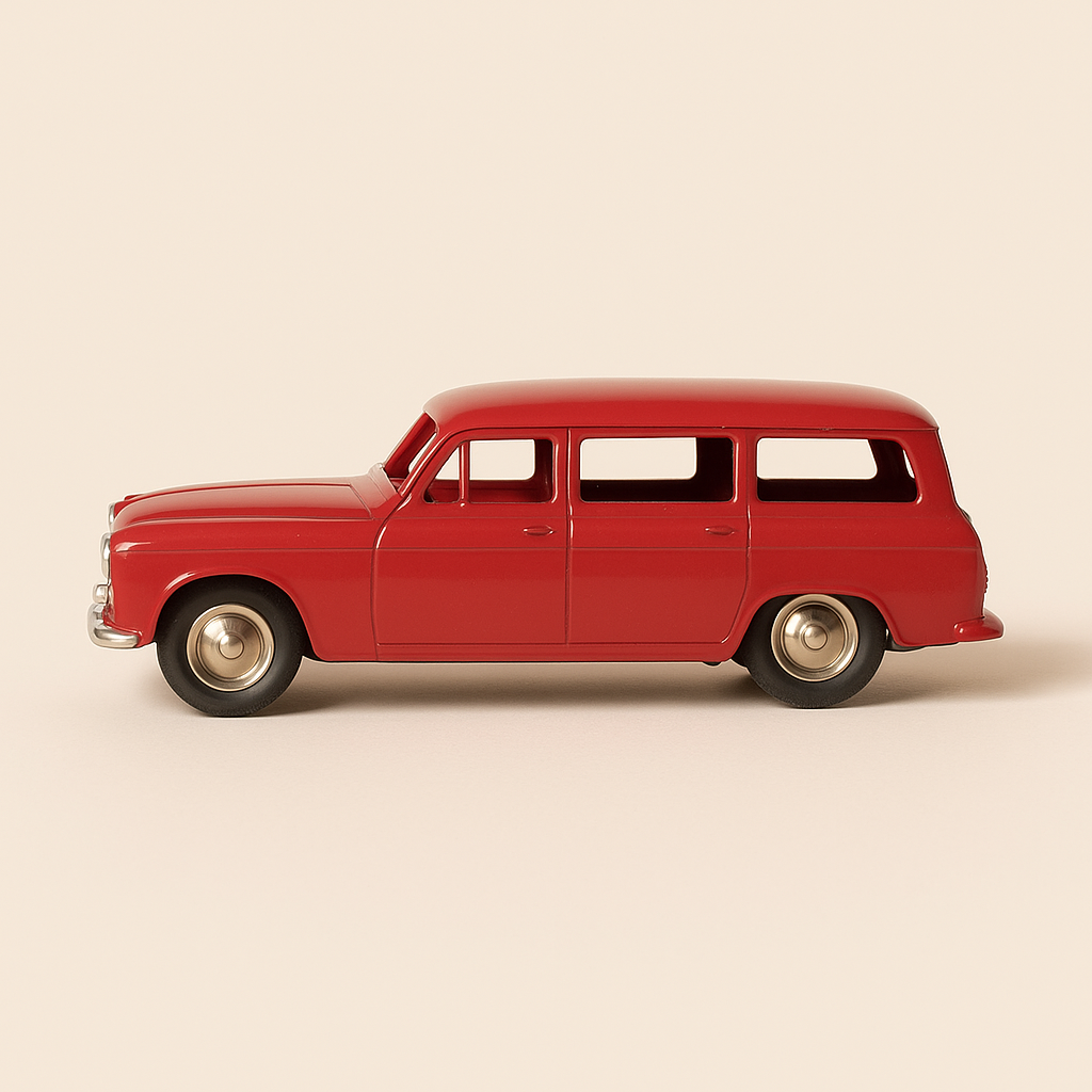 Peugeot 403 gezinsauto bordeauxrood Dinky-Toys (Editions Atlas)