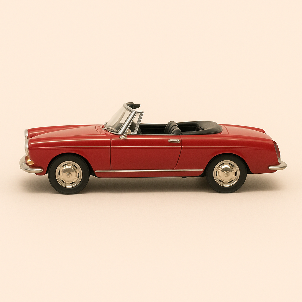 Peugeot 404 Cabriolet rout vun 1967 (Blister)