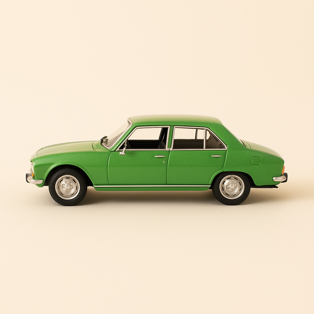 Grénge Peugeot 504 vun 1969 (Blister) AUTO-PLUS