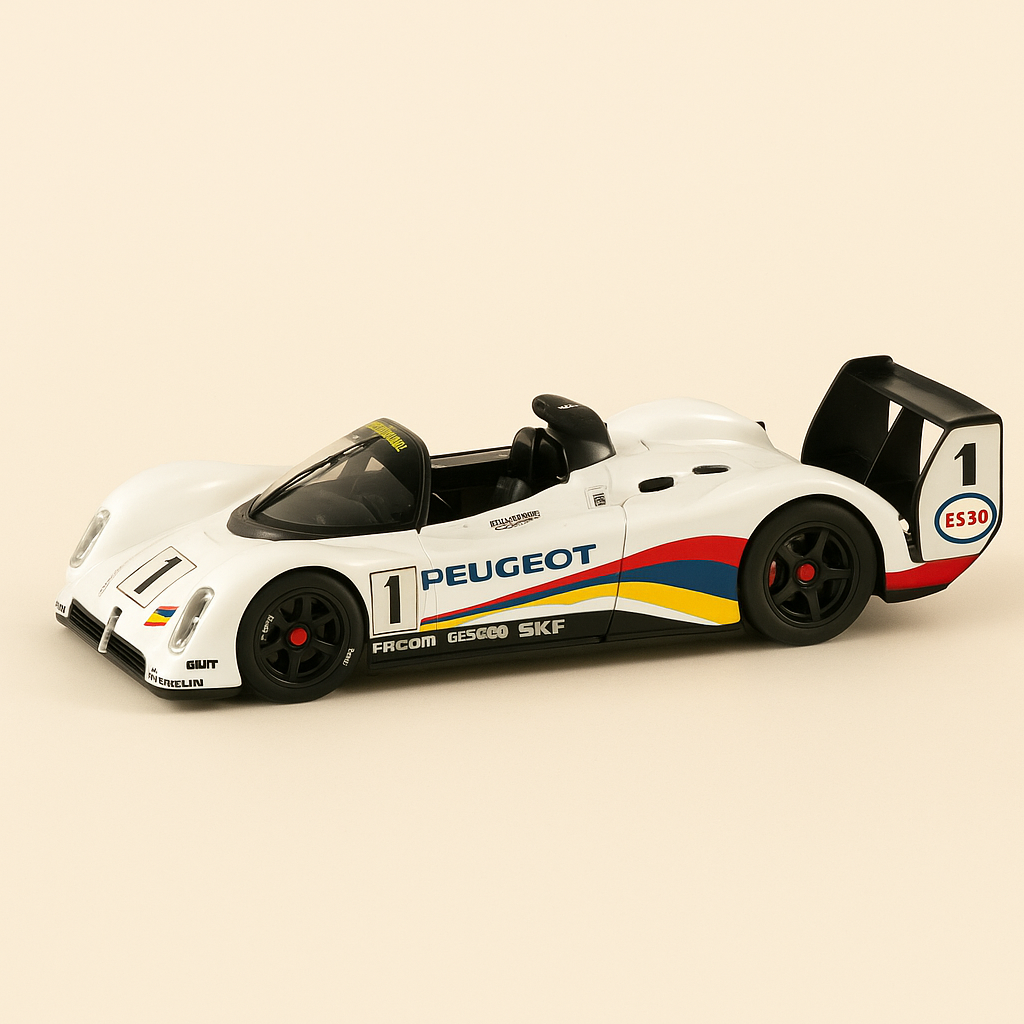 White Peugeot 905 number 1 (24 Hours of Le Mans 1992) - plexi box