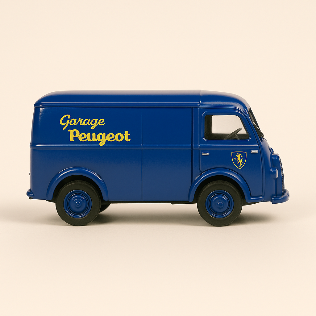 Peugeot fourgon D4A bleu (Solido référence 4574)