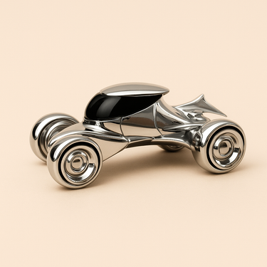 Photo professionnelle de la voiture miniature Peugeot Moonster Grise Argentee - Image clean haute qualité