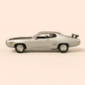 Photo professionnelle de la voiture miniature Plymouth Gtx Grise De 1971 Voiture Americaine - Image clean haute qualité