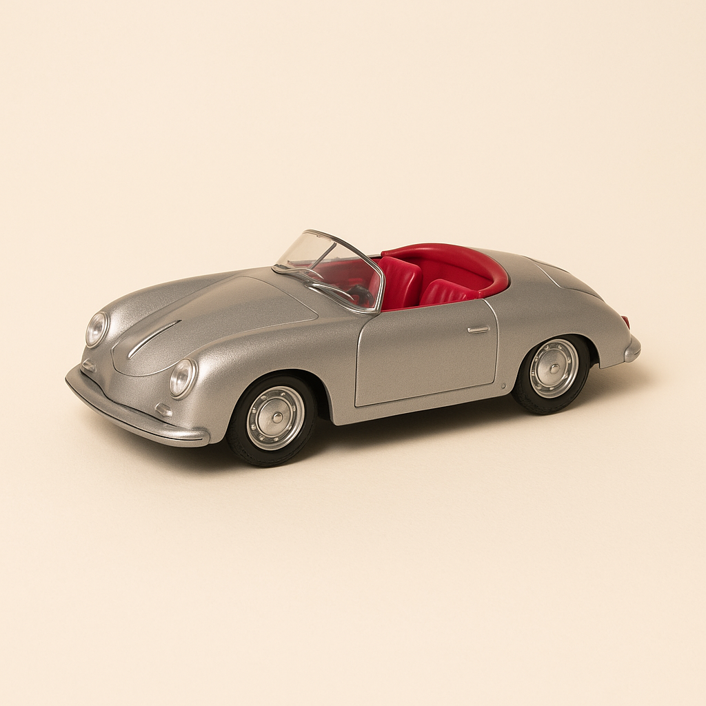 Porsche 356 N°1 Roadster grise de 1948 (Tauxycars)