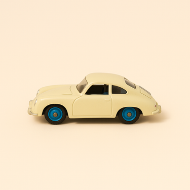 Photo professionnelle de la voiture miniature Porsche 356A Couleur Creme Dinky Toys Editions Atlas - Image clean haute qualité