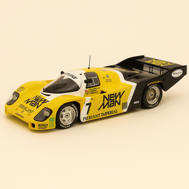 Photo professionnelle de la voiture miniature Porsche 956 De 1984 24 Heures Du Mans - Image clean haute qualité