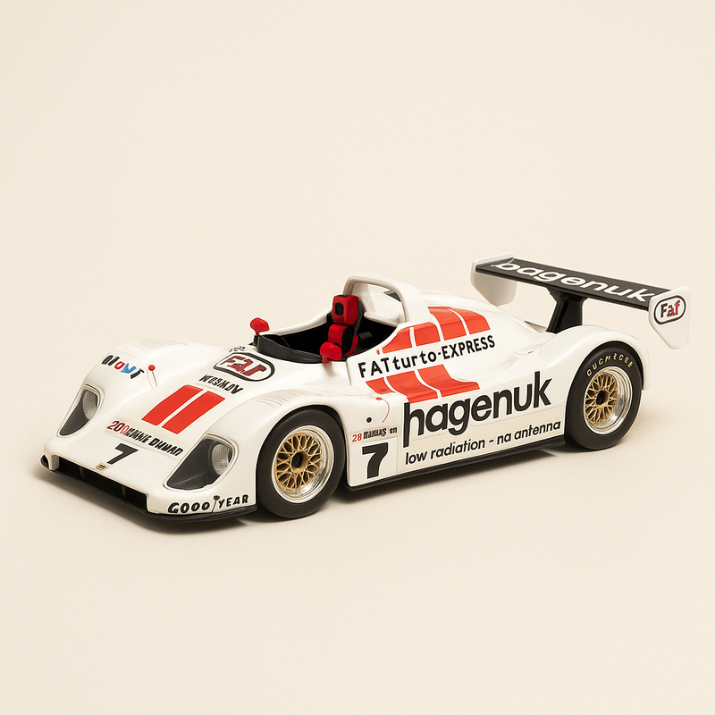 Wäiss Porsche TWR WSC Nummer 7 (24 Stonnen Le Mans 1997)