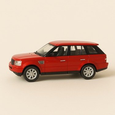 Photo professionnelle de la voiture miniature Range Rover Sport Rouge De 2004 - Image clean haute qualité