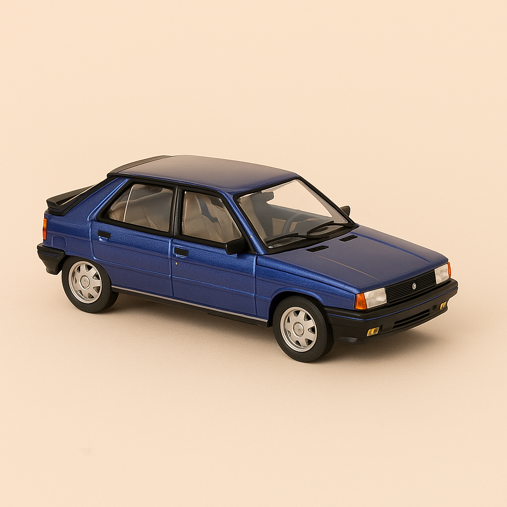 1985 bloe Renault 11 Turbo (rechteckeg Boxset)