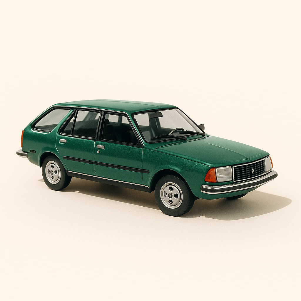 Grénge Renault 18 TS Kombi vun 1979
