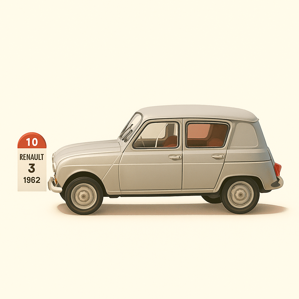 Renault 3 gris de 1962