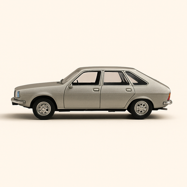 Photo professionnelle de la voiture miniature Renault 30 Grise De 1976 - Image clean haute qualité
