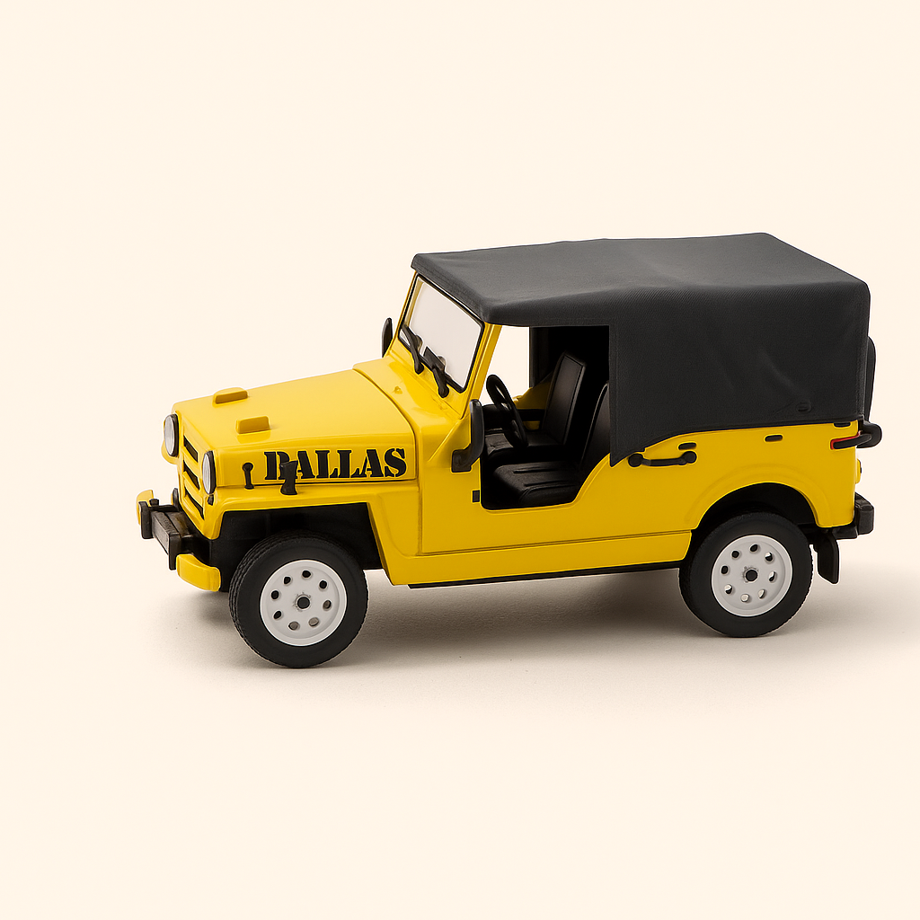 Renault 4 Dallas jaune de 1983