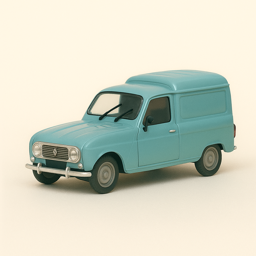 Renault 4 F4 bleue de 1965