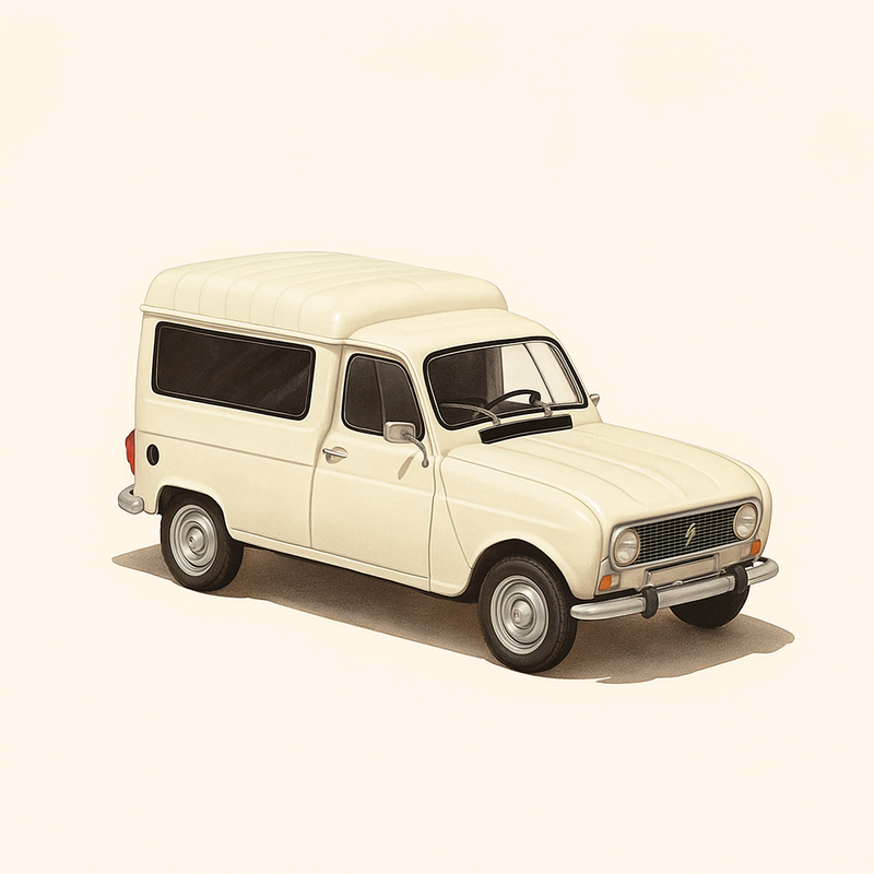 Renault 4 Van F6 Crème