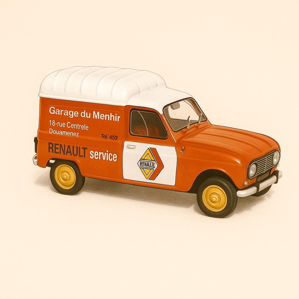 Renault 4 Fourgonnette "Renault services" surélevée 400 Kg